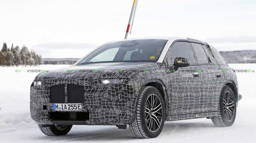 BMW iNEXT Electric SUV Spied Testing