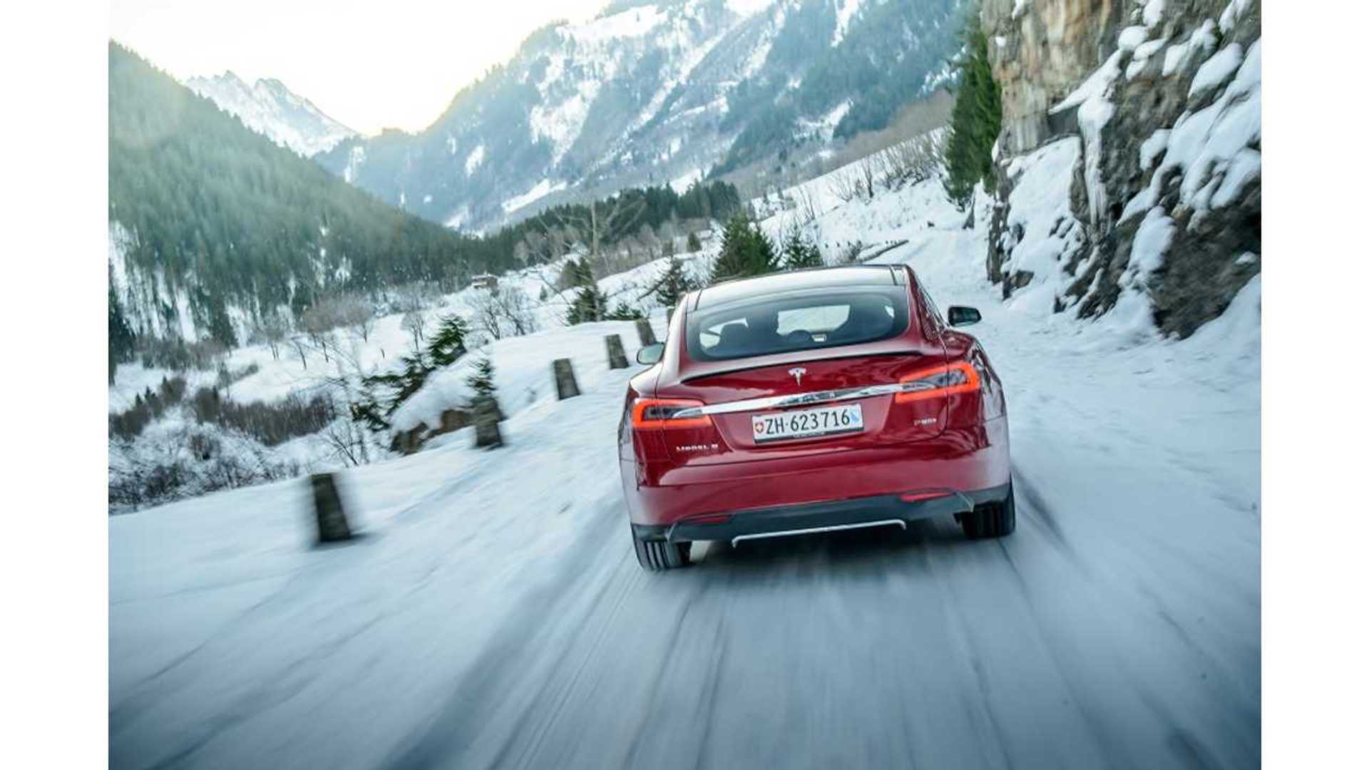 Musk Says Rwd Tesla Model 3 Surprisingly Good In Snow With Right Tires