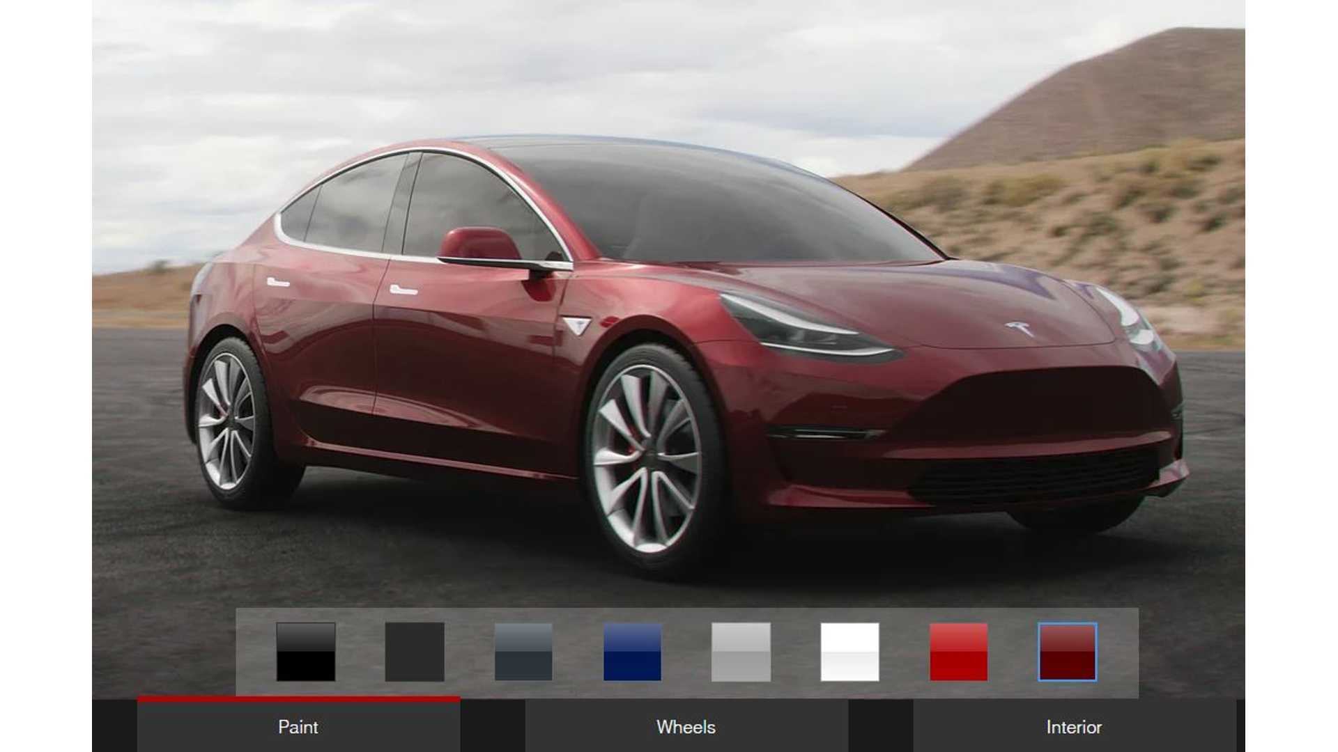 See Wheels On Your Car Before You Buy >> Tesla Model 3 Config Lets You Design Your Car Before Official See Wheels On Your Car Before You Buy >> Tesla Model 3 Config Lets You Design Your Car Before Official