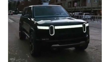 Watch Rivian R1S Electric SUV Roll By At Arm's Length Away: Video
