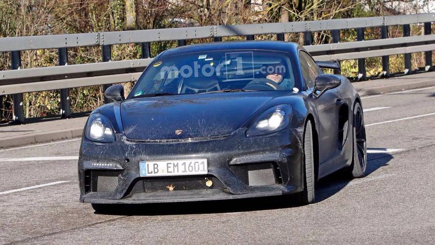 Porsche 718 Cayman GT4 2018 Fotos Espía