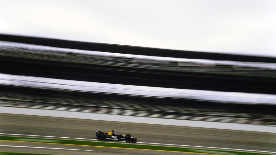 Fernando Alonso at Indy in 2001