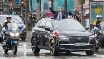 La voiture présidentielle d'Emmanuel Macron