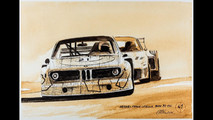 BMW Coffee Paintings