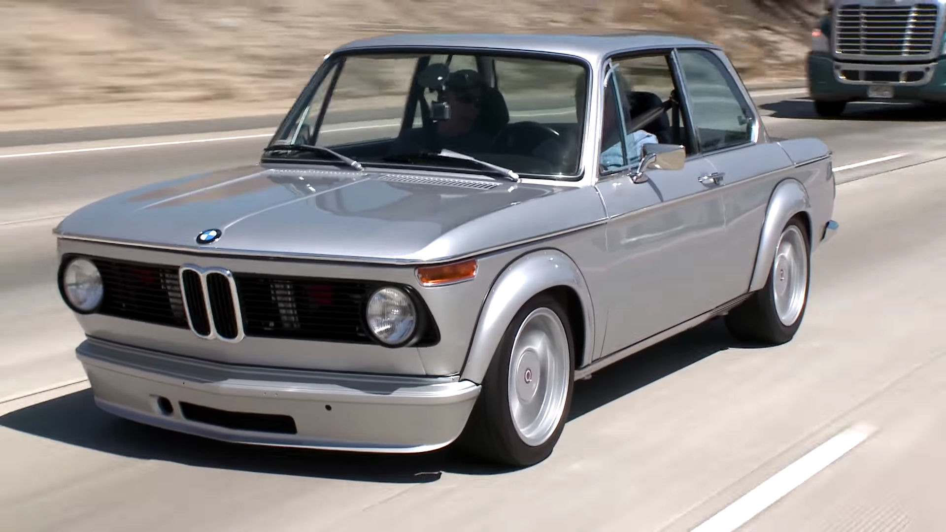 Jay Leno Welcomes Bmw 02 With M3 Engine Into His Garage