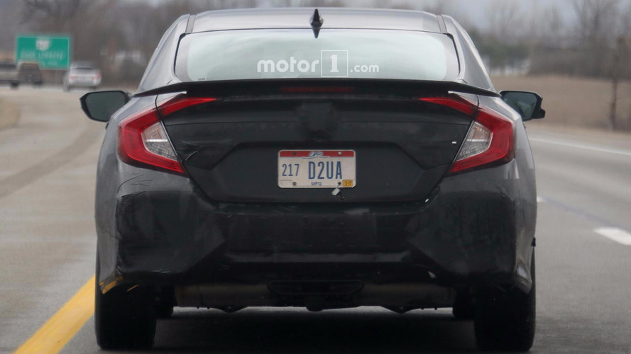 Honda Civic Si Sedan Spy Photos