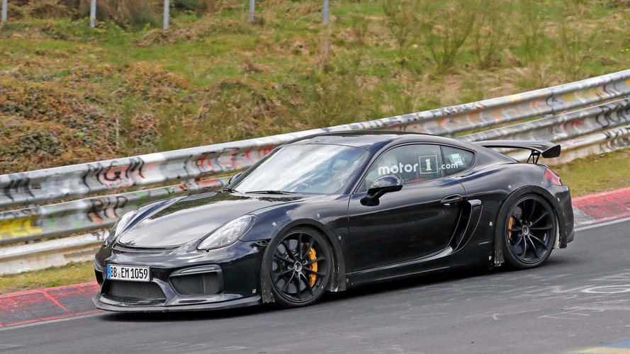 Porsche 718 Cayman GT4 casus fotoğrafları