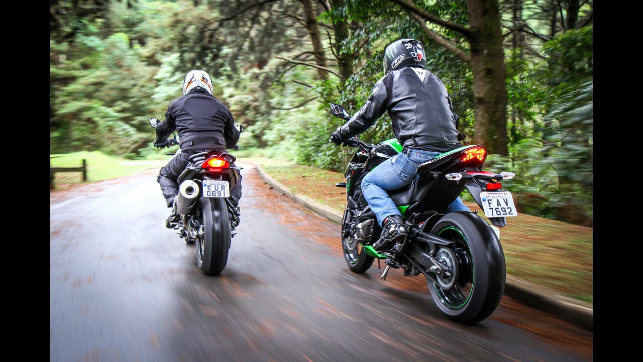 Avaliação: Kawasaki Z800 e BMW F800R - esportividade em quatro ou dois cilindros?