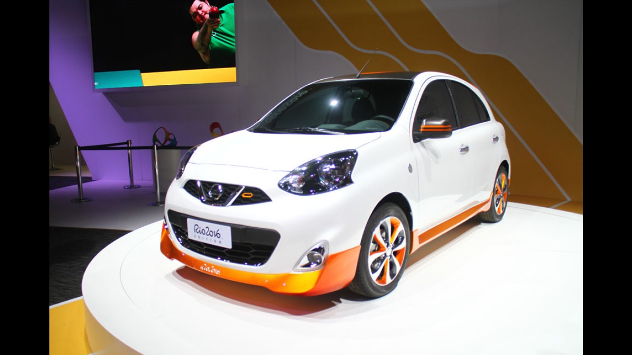 Salão SP: Nissan homenageia Olimpíadas com New March Rio 2016 Edition