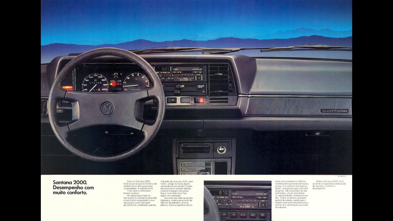 Carros para sempre: VW Santana - A marca do povo em busca de luxo