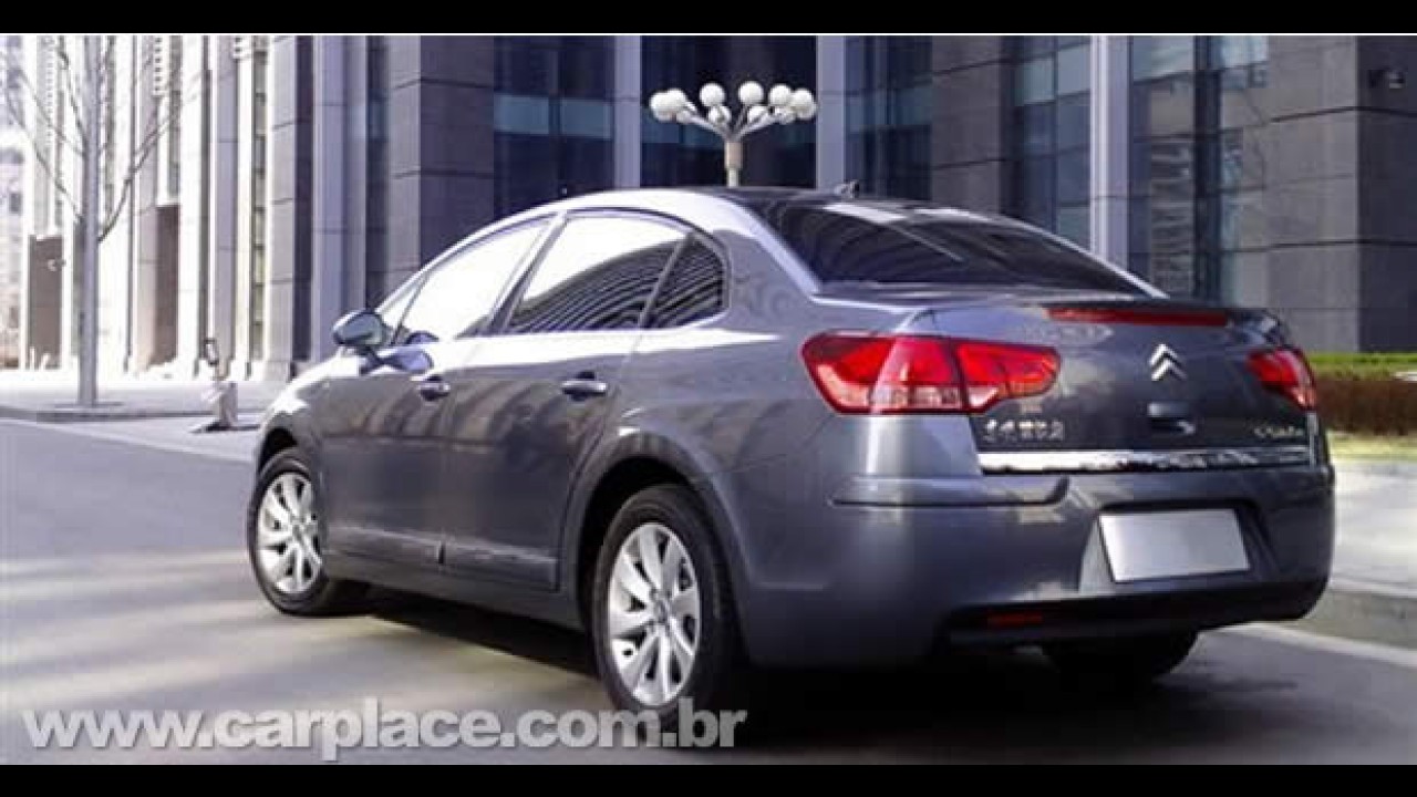 Fotos do novo Citroën C-Quattre surgem na China - Modelo é versão mais curta do sedan