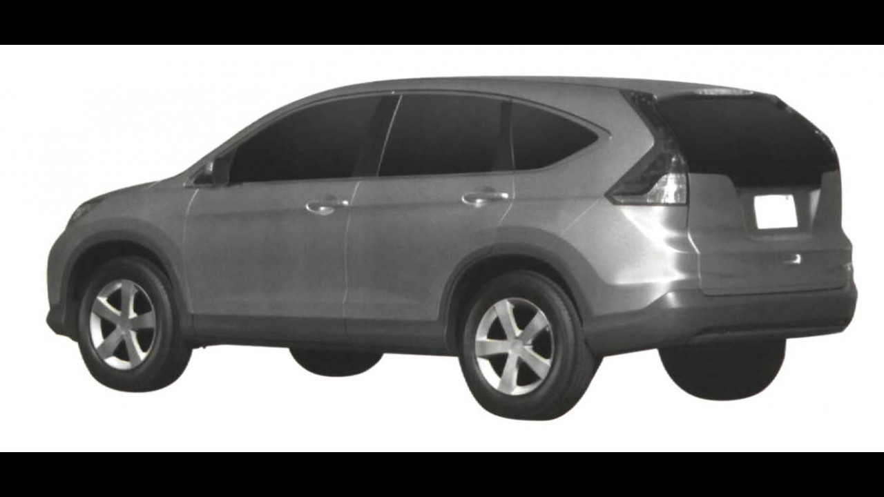Segredo revelado: Vazam as primeiras imagens de patente da nova geração do Honda CR-V
