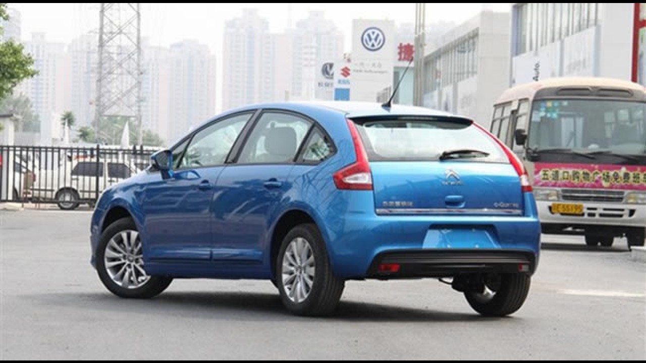 Citroën C4 2012 reestilizado começa chegar nas concessionárias da China