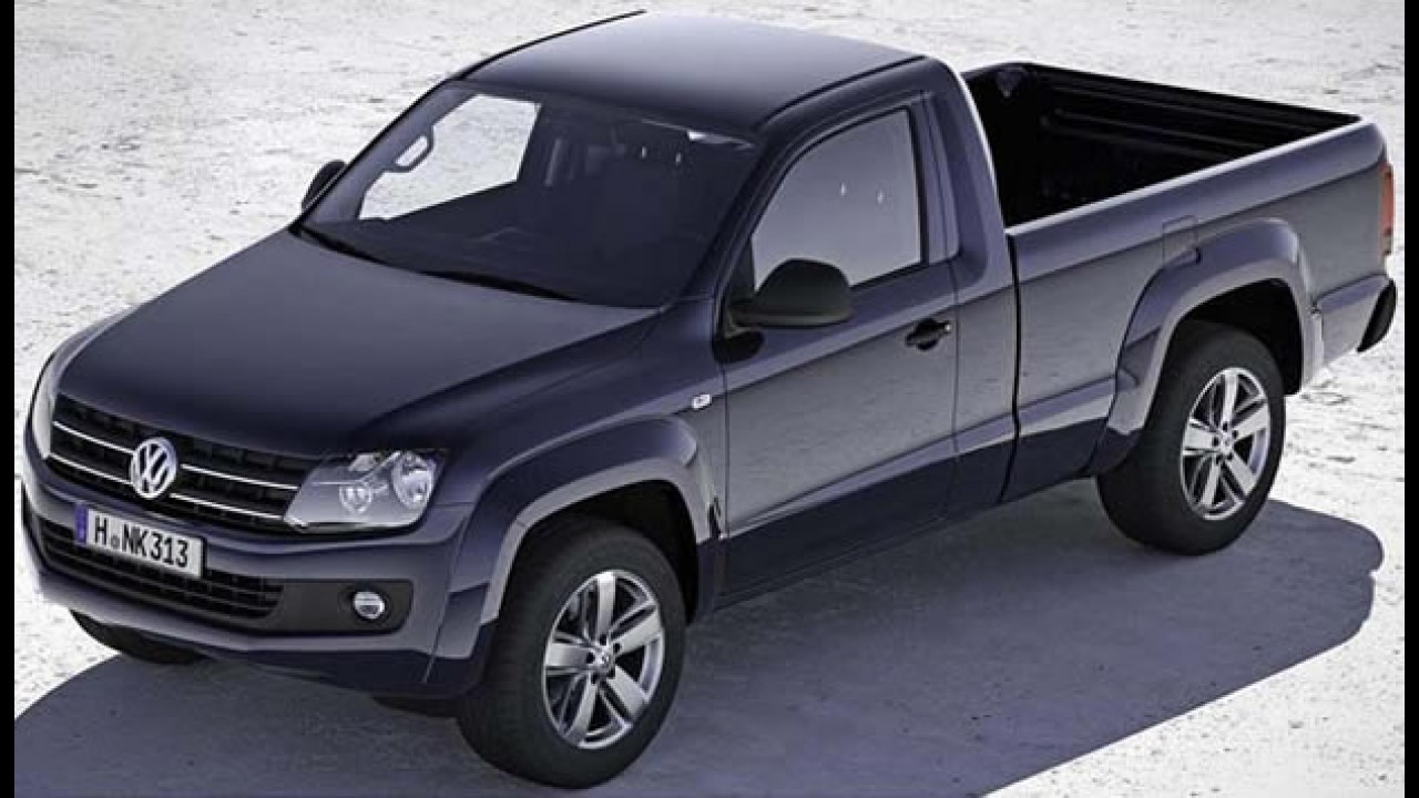 Volkswagen divulga imagens oficiais da Amarok cabine simples