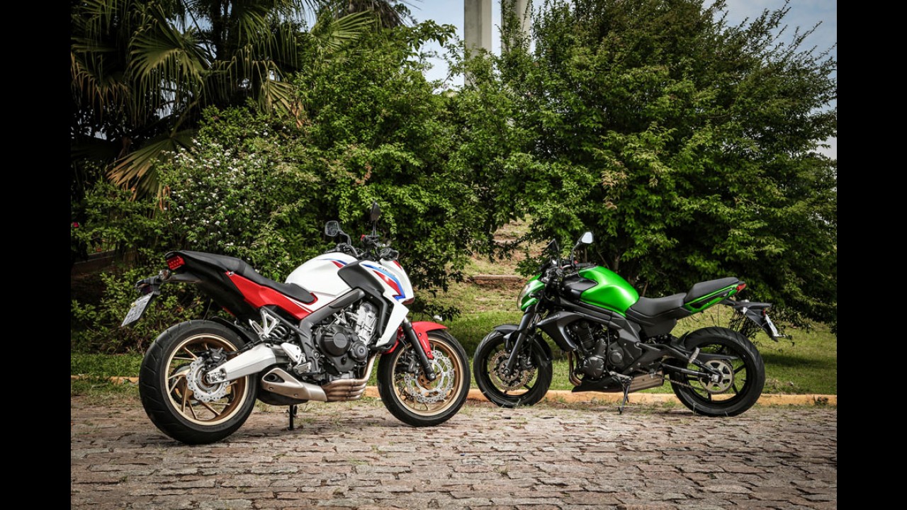 Garagem MOTO #3: Honda CB 650F encara Kawasaki ER-6n