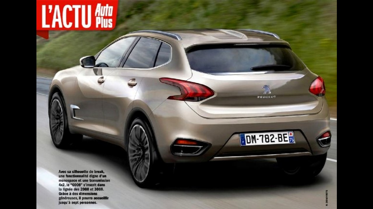 Peugeot 6008 Concept é a resposta francesa para Audi Q5 e BMW X3