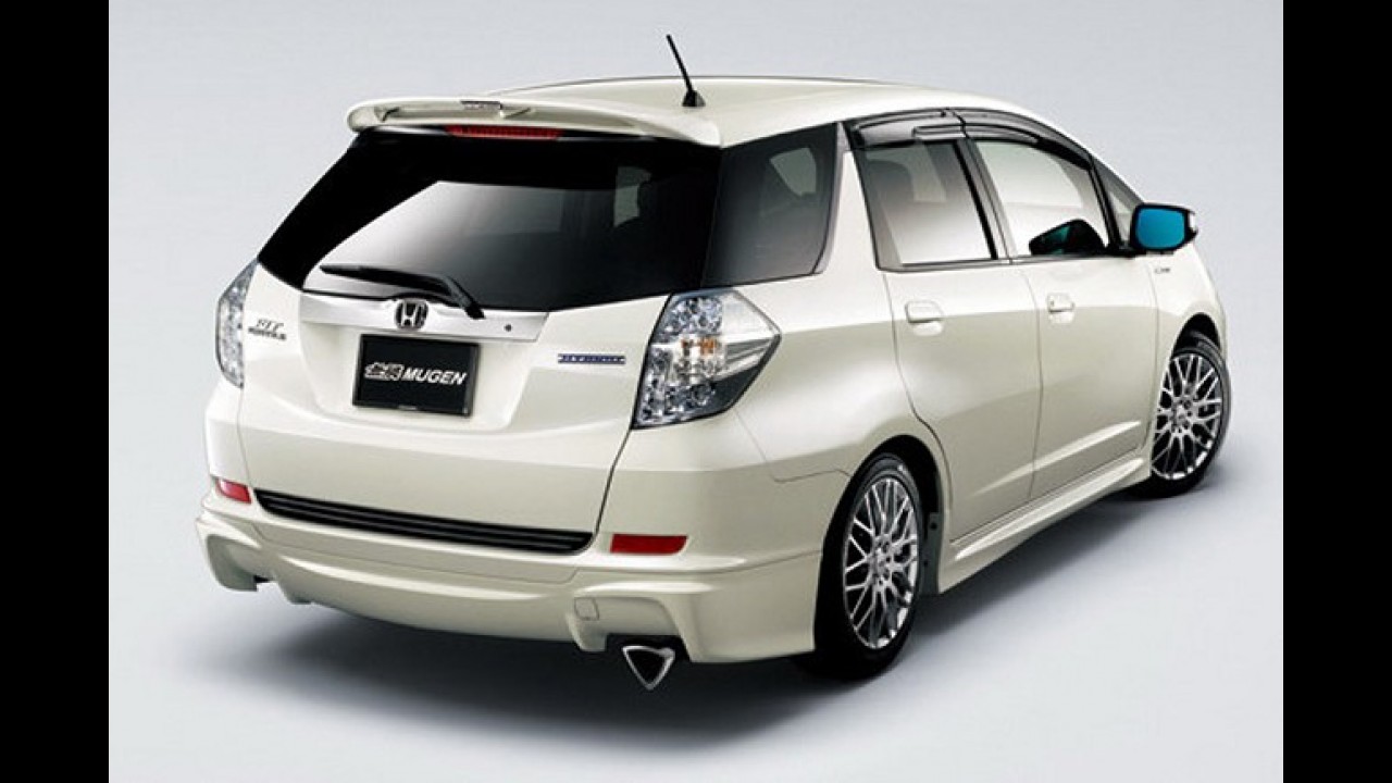 Honda Fit Shuttle ganha preparação esportiva da Mugen no Japão