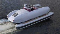 Le barche a forma di auto storiche di Floating Motors