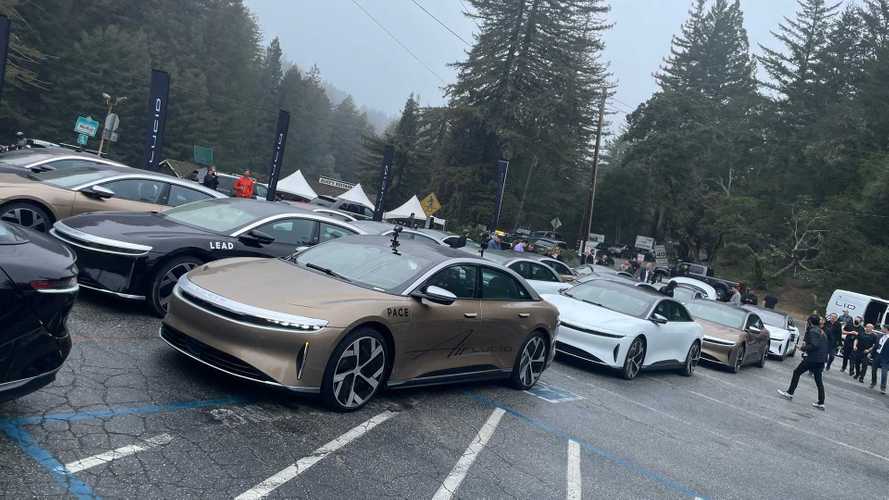 Watch Historic Lucid Rally With 20 Lucid Air Dream Edition Cars