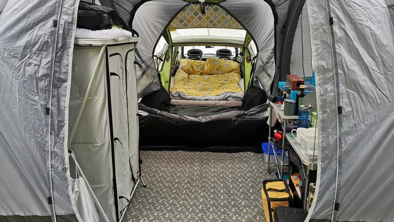 Saab 95 V4 Micro 1975 camperizado