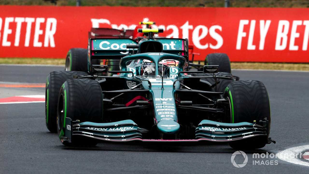 Sebastian Vettel at Hungarian GP 2021