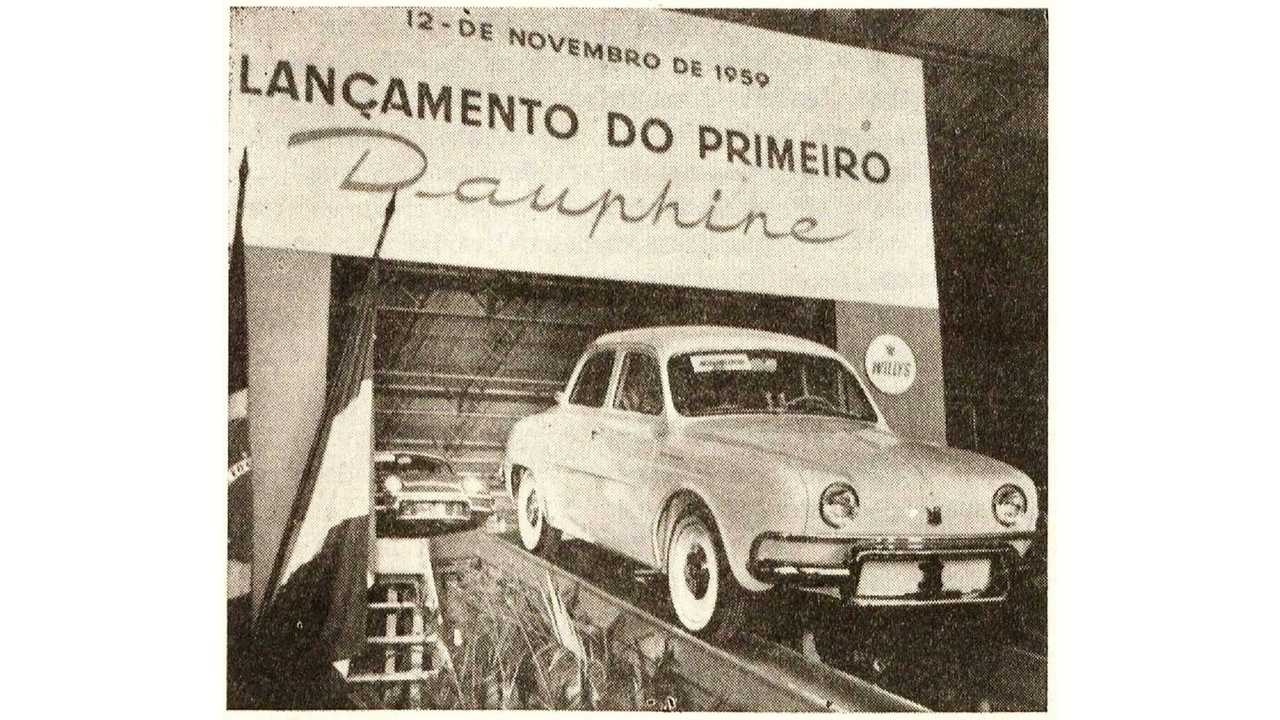 Lançamento do Dauphine em 1959