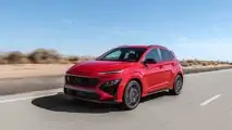 2022 Hyundai Kona N Exterior Front Quarter