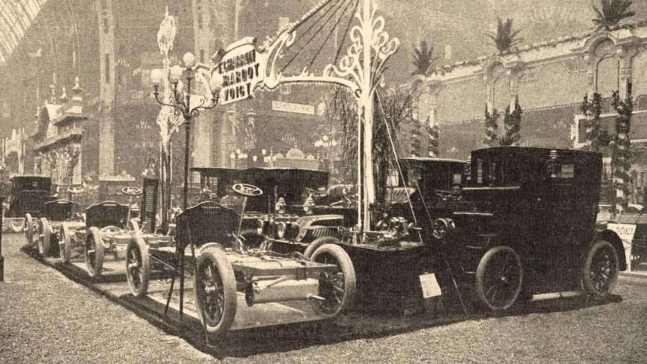 Estande da CGV no Salão de Paris de 1904