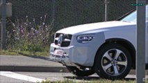 2019 Mercedes GLC Coupe facelift screenshot from spy video
