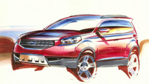 Potential 2009 Subaru Forester design