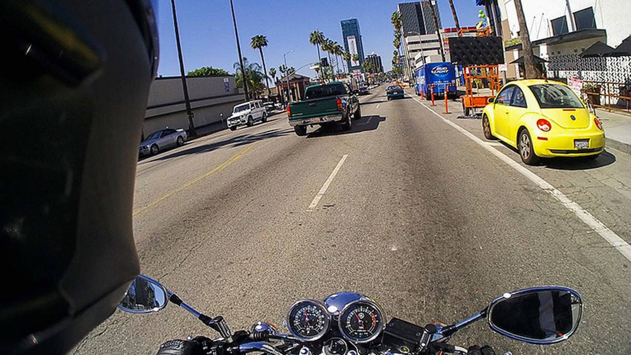 Learning How to Lane Split in One of America's Most Congested Cities