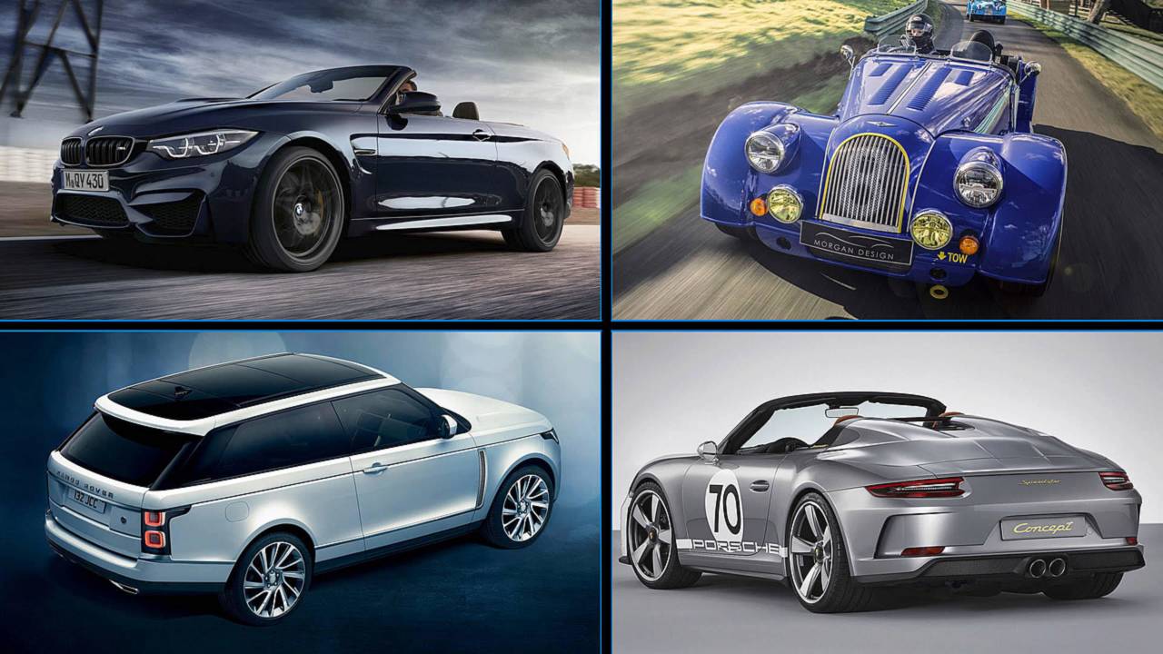 Coches con aniversarios destacados