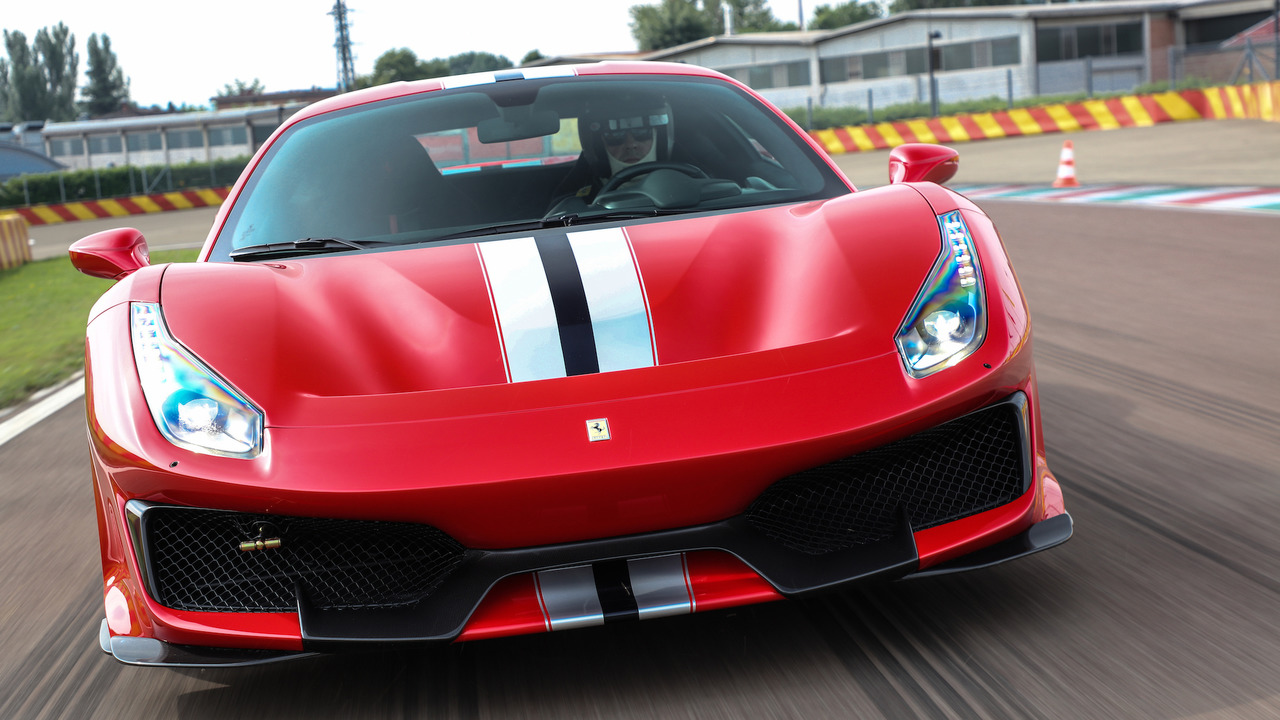 2018 Ferrari 488 Pista at Fiorano proving grounds