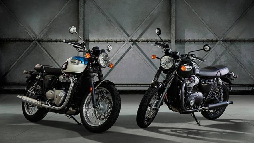 Triumph Unveils Bonneville T100, T100 Black