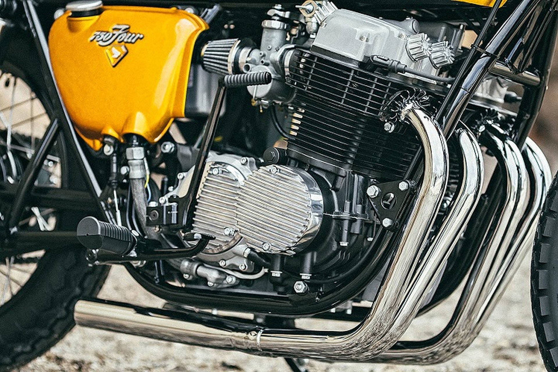 Custom 1971 Honda Cb750 Motorcycle Is A Golden Beauty Honda CBR1000F Wiring 1971 Honda Cb750 Simple Wiring