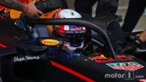 Pierre Gasly, pilote d'essais Red Bull Racing RB12 avec le halo
