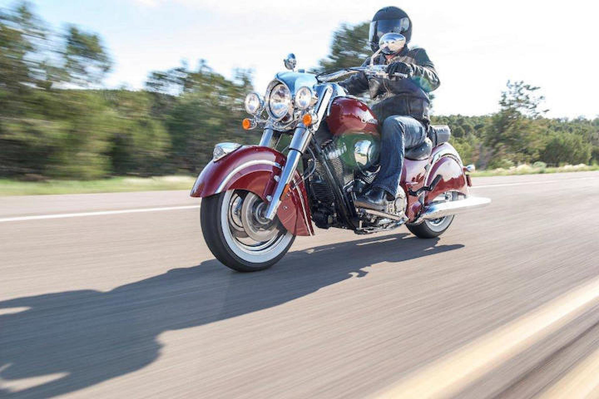Ride Home on an Indian Chief Classic Courtesy of eBay Motors