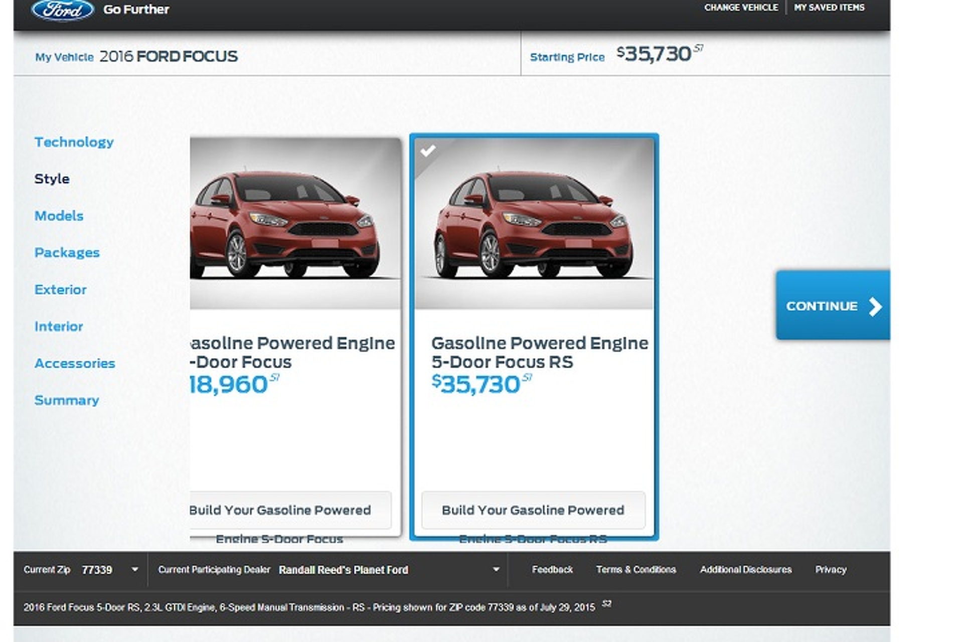 Ford Accidentally Leaked Focus RS Pricing