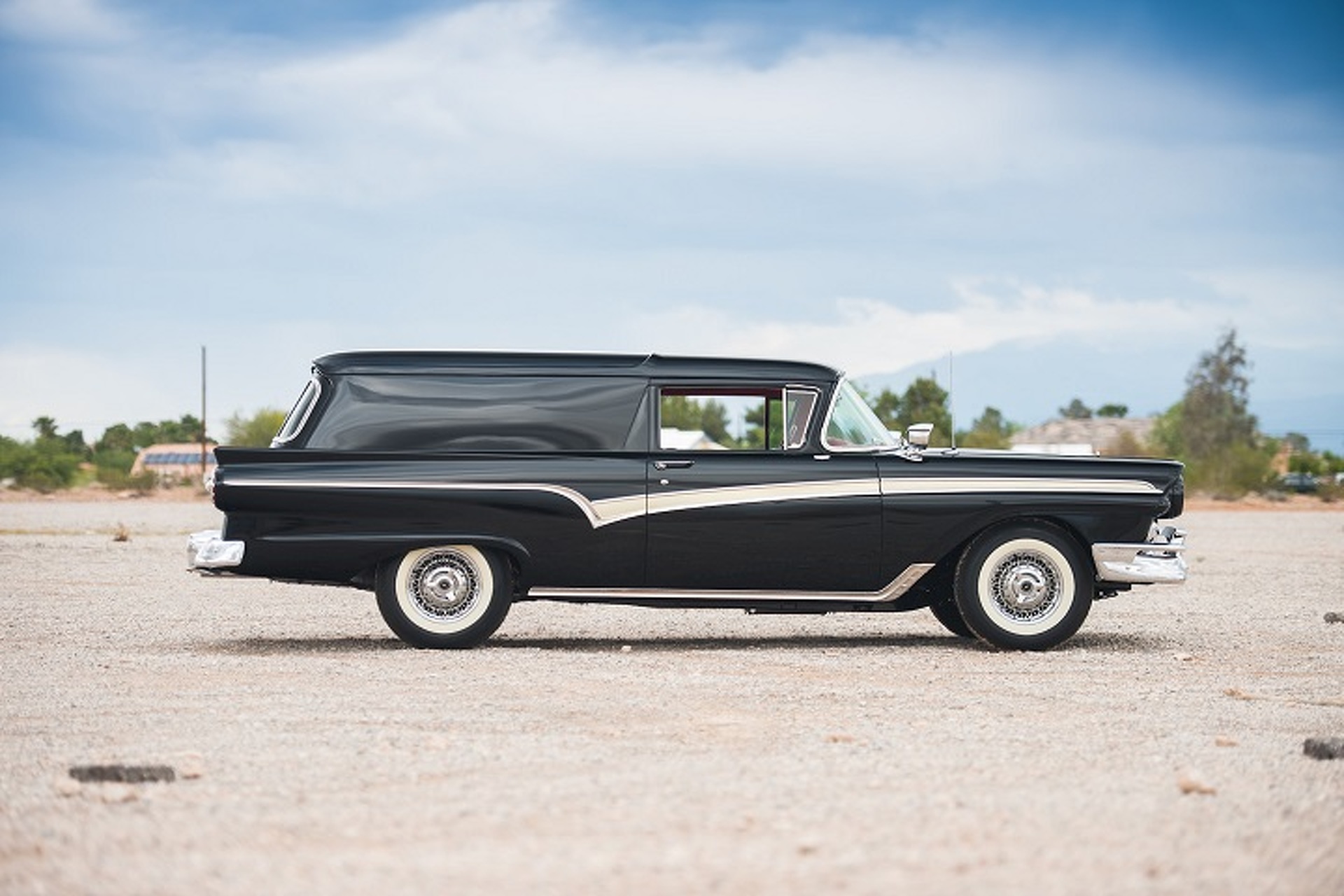 1957 Ford Courier Sedan Heads to Auction With a Little Junk in the Trunk