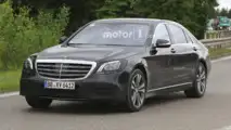 Mercedes S Class facelift spy photo