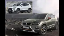 SUV auf dem Offroad-Trip