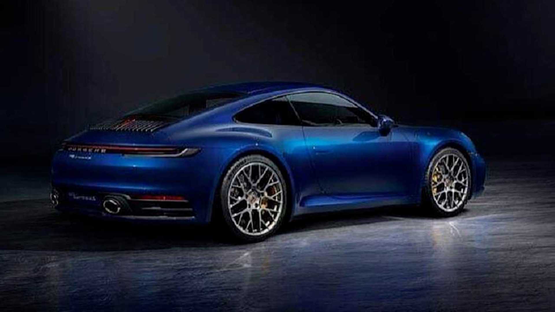 2020 Porsche 911 Images Leaked Ahead Official LA Debut