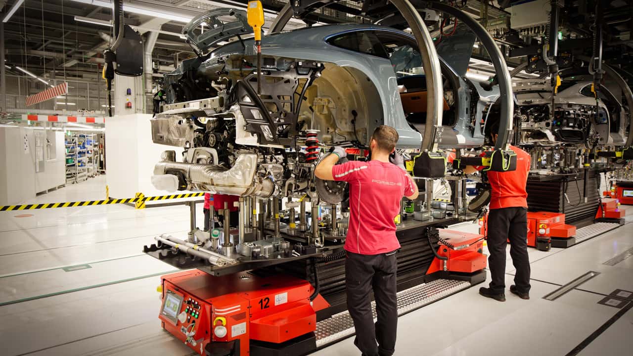 Porsche 911 Assembly Line