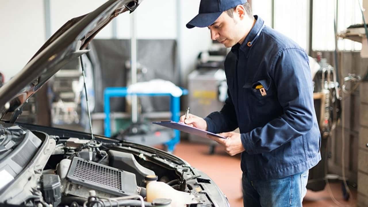 MOT inspection in the UK