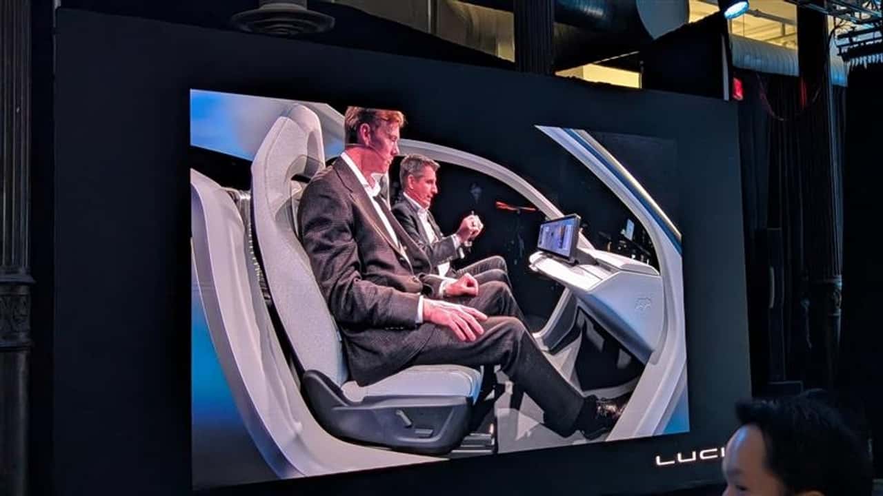 Lucid Reveals Lunar Robotaxi, A Two-Seat Tesla Cybercab Competitor