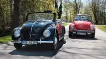 VW Hebmüller Cabrio und VW Käfer 1303 Cabrio 