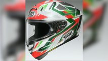 Shoei X-Fifteen Escalate - Green and Red