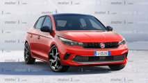 Fiat Punto 2023, il render