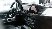 Mercedes EQG als Erlkönig: Das Cockpit