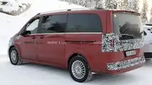 Makyajlı Mercedes-Benz EQV Casus Fotoğrafları